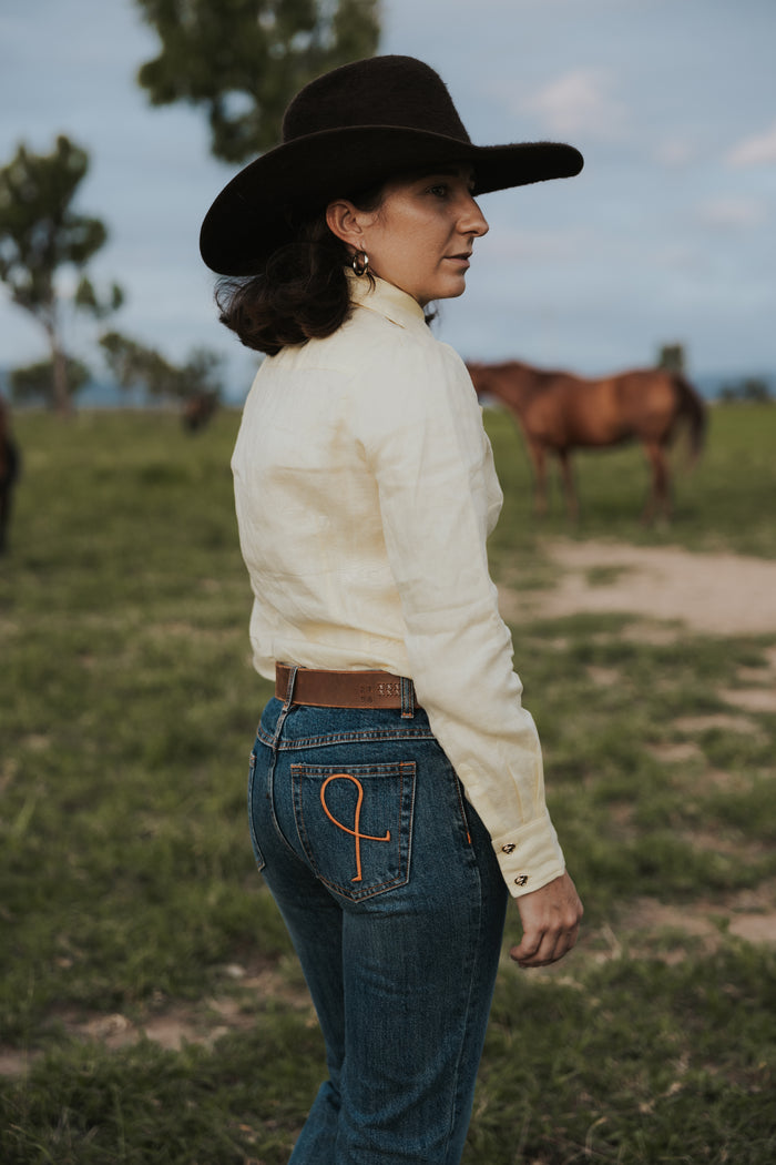 Sylvia - Semi Fitted- Butter Yellow